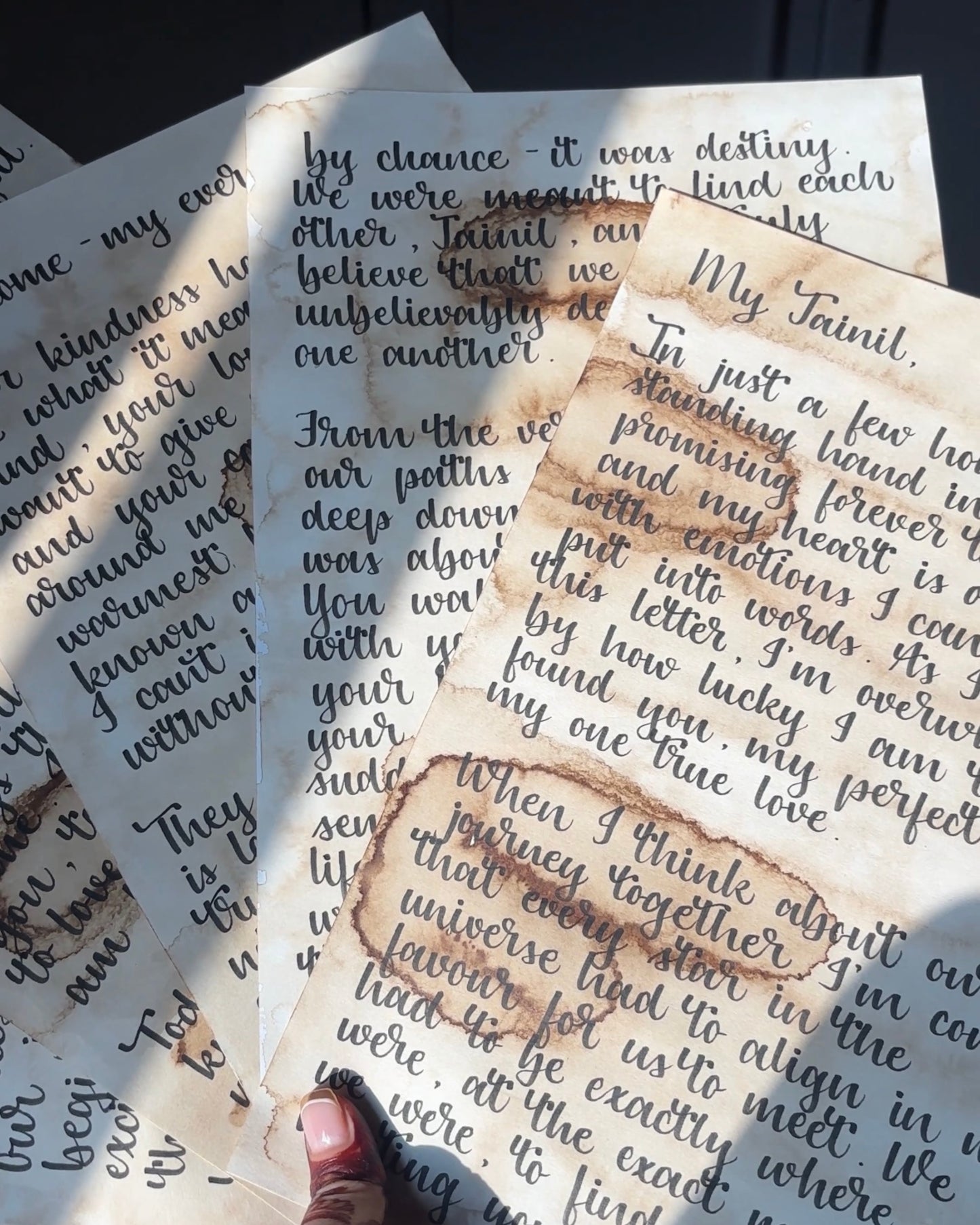 Handwritten Letter
