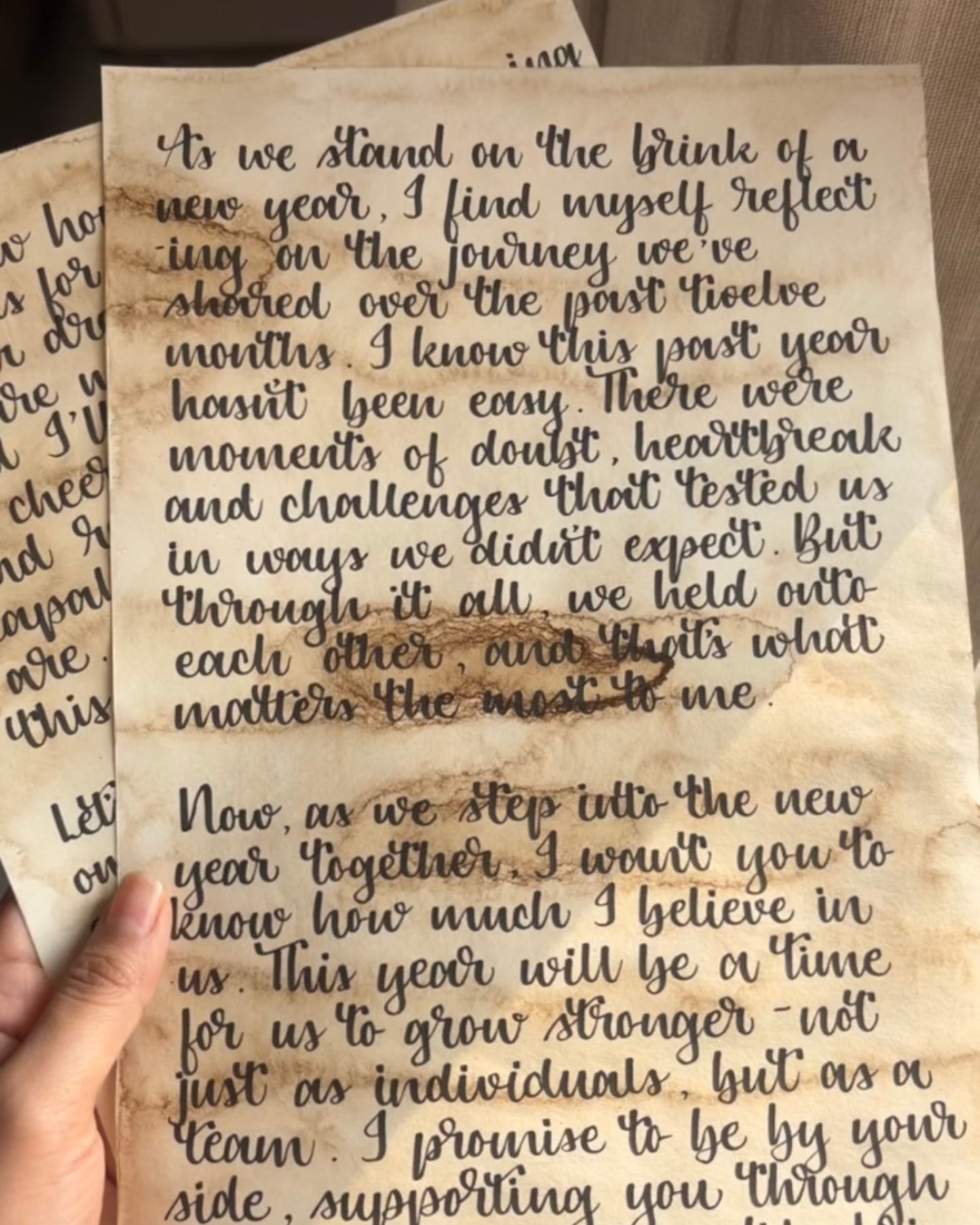 Handwritten Letter