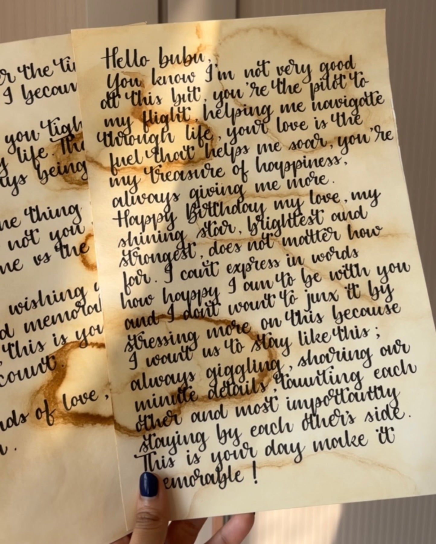 Handwritten Letter