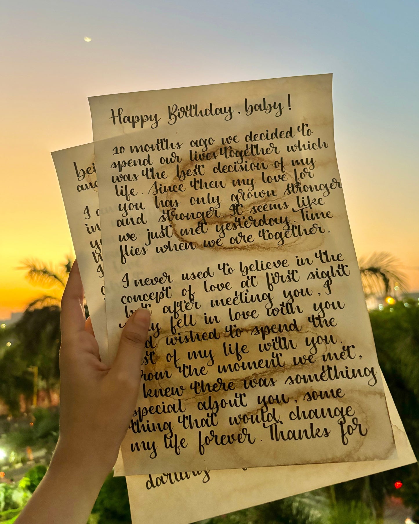 Handwritten Letter