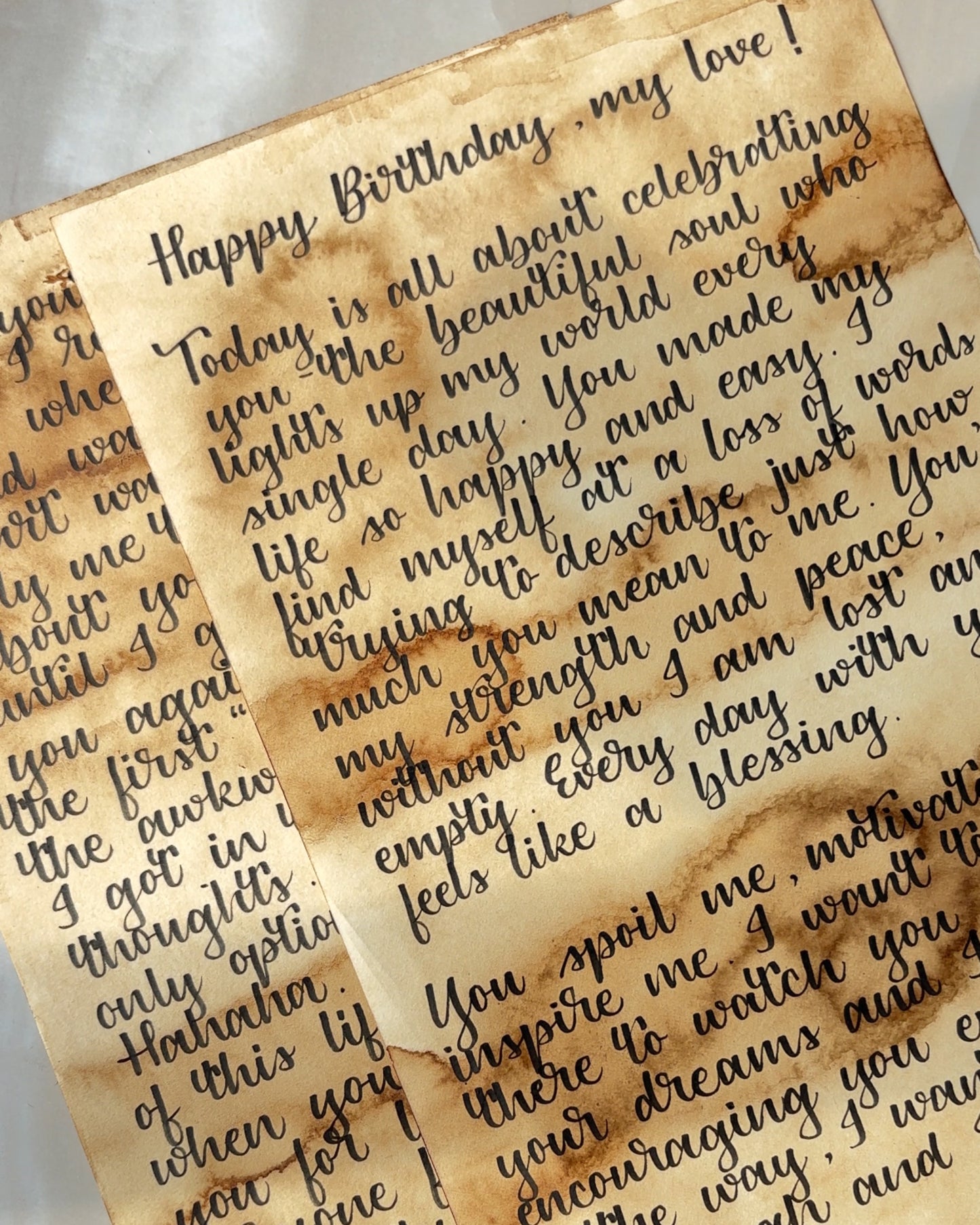 Handwritten Letter