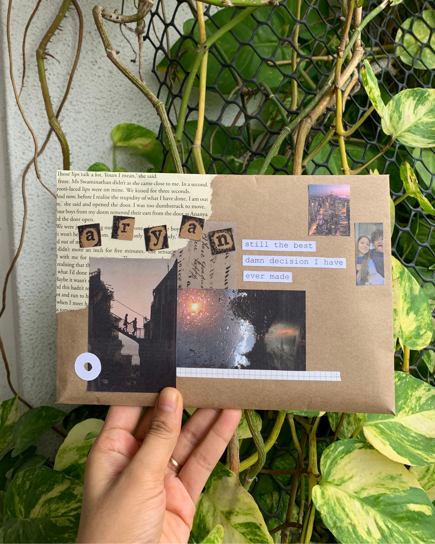 Handwritten Letter with Envelope