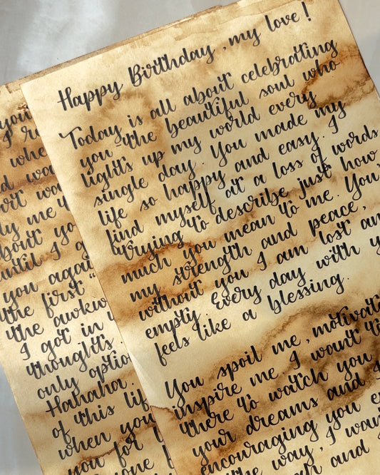 Handwritten Letter