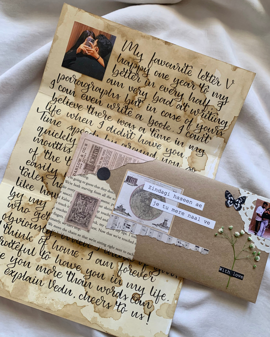 Handwritten Letter with Envelope